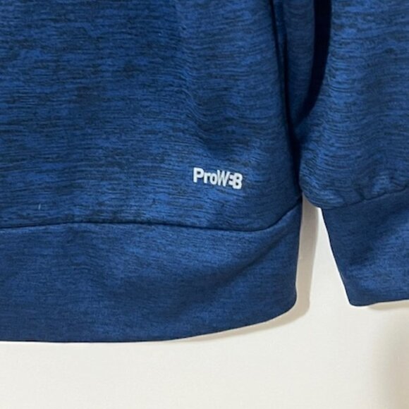 SPYDER Active ProWeb Blue 1/4 Zip Sweatshirt Hoodie - Picture 4 of 6